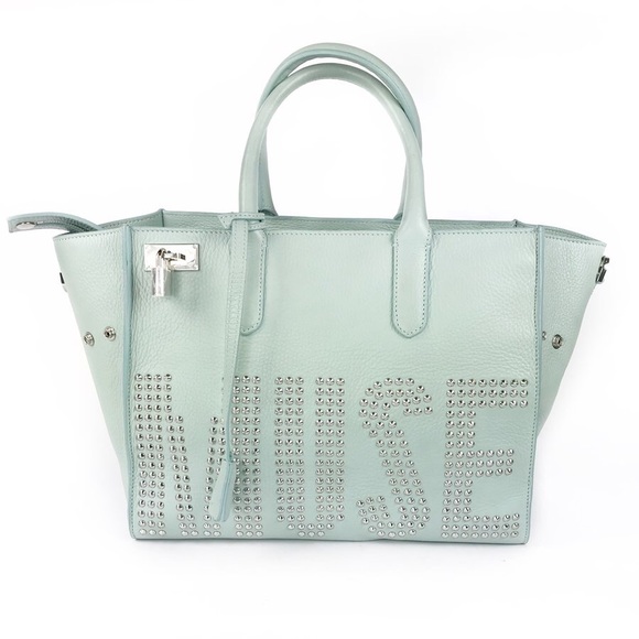 ZADIG & VOLTAIRE Leather Studded Muse TOTE - Picture 1 of 4